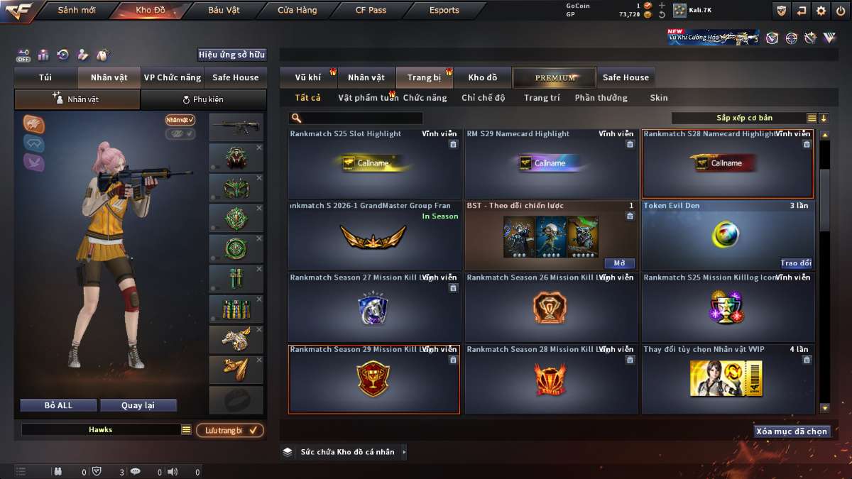 shop acc cf uy tin gia re